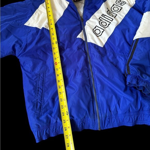 Vintage 90s Adidas Big Logo Puffer Jacker Men Size Medium - Picture 6 of 6